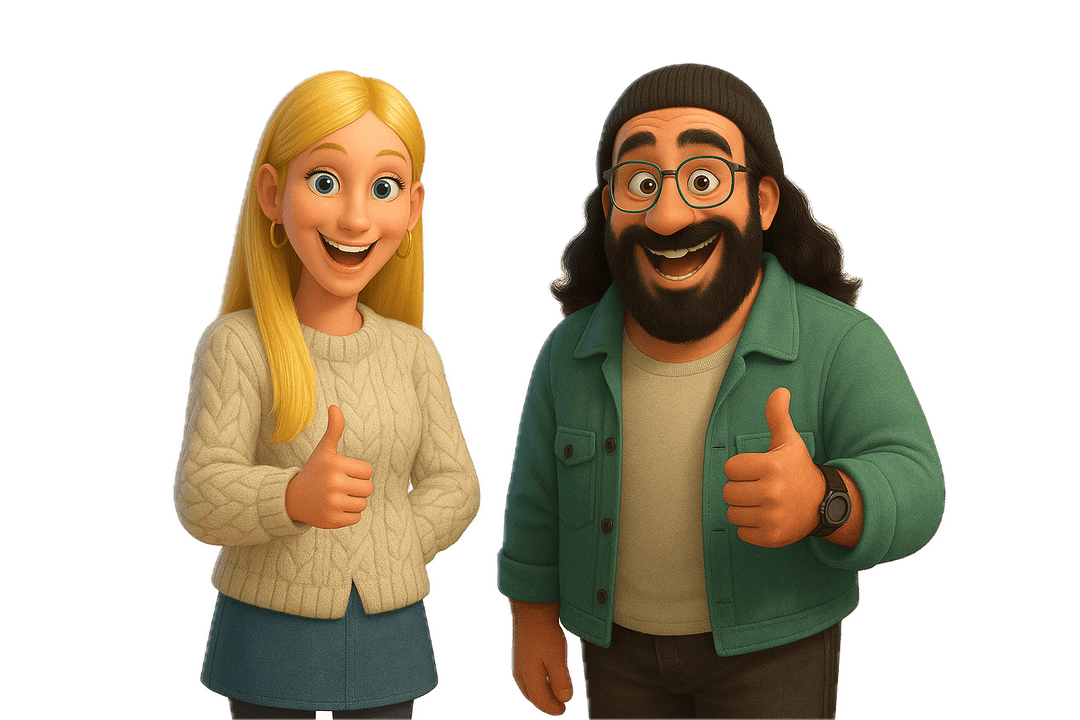 Språkhjelperen maskotter